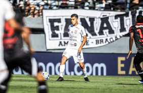 Fausto em ao na partida contra o Red Bull Bragantino