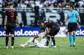 Felipe Augusto cado no gramado