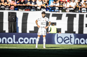 Yuri Alberto em ao na partida contra o Red Bull Bragantino