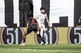 Yuri Alberto em ao na partida contra o Red Bull Bragantino