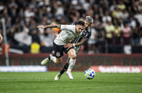 Gustavo Silva durante jogo do Corinthians contra o Atltico-MG