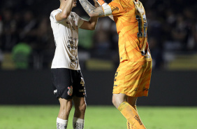 Gabriel Moscardo comemorando o primeiro gol dele como profissional com Cássio