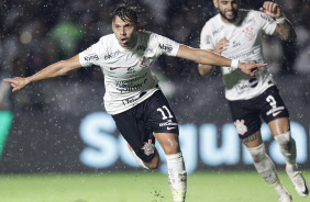 Romero e Yuri Alberto celebrando gol do Corinthians