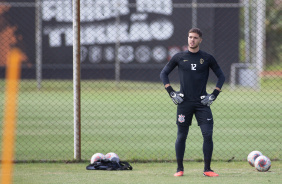 Felipe Longo no treino do Corinthians sub-20