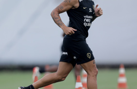 Yuri Alberto em ao durante treino do Corinthians no CT Joaquim Grava