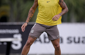 Yuri Alberto durante treinamento do Corinthians