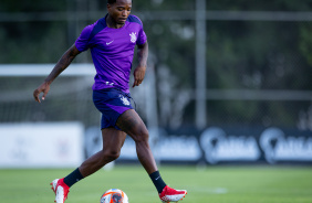 Cacá em ação no treino