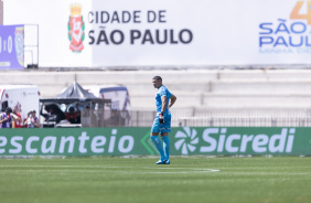 Kauê em campo durante final da Copinha