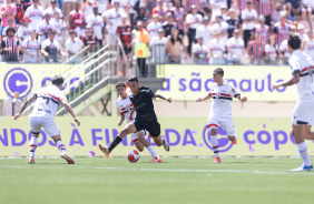 Pellegrin em ação durante final da Copinha contra o São Paulo