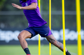 Raniele em ação no treinamento