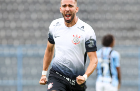 Jesse Costa comemora gol marcado contra o Grmio