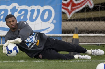 Felipe durante o treino do Corinthians realizado esta tarde no Parque Ecol�gico do Tiete; o pr�ximo jogo do time ser� domingo, dia 27/09, contra o S�o Paulo, no est�dio do Morumbi, pelo returno do Campeonato Brasileiro 2009