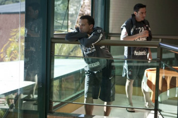 Iarley e Chic�o na intertemporada do Corinthians, realizado esta tarde no Oscar Inn Resort em Aguas de Lindoia, interior de S�o Paulo. O pr�ximo jogo do time ser� dia 14/07, contra o Cear�, no est�dio Castel�o, pela 7� rodada do Campeonato Brasileiro 2010; S�o Paulo, Brasil
