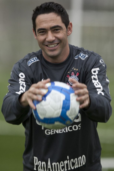 Chic�o durante o treino do Corinthians, realizado esta tarde no CT Joaquim Grava, no Parque Ecol�gico do Tiete. O pr�ximo jogo da equipe, ser� amanh�, quarta-feira, dia 29/09, contra o Botafogo, no Pacaembu, pela 26. a rodada do Campeonato Brasileiro de 2010