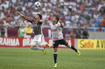 Ciro e Ramon durante a partida entre Fluminense x Corinthians, realizada esta tarde no est�dio do Engenh�o, na cidade do Rio de Janeiro, pela 23� rodada do Campeonato Brasileiro de 2011