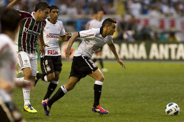 Durante a partida entre Fluminense x Corinthians, realizada esta tarde no est�dio do Engenh�o, na cidade do Rio de Janeiro, pela 23� rodada do Campeonato Brasileiro de 2011