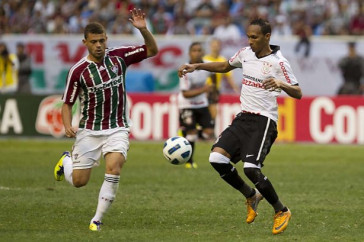 Durante a partida entre Fluminense x Corinthians, realizada esta tarde no est�dio do Engenh�o, na cidade do Rio de Janeiro, pela 23� rodada do Campeonato Brasileiro de 2011