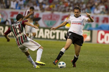 Durante a partida entre Fluminense x Corinthians, realizada esta tarde no est�dio do Engenh�o, na cidade do Rio de Janeiro, pela 23� rodada do Campeonato Brasileiro de 2011