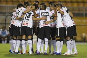Concentracao antes da partida entre Portuguesa x Corinthians, realizada esta noite no est�dio do Pacaembu, v�lida pela 9� rodada do Campeonato Paulista de 2012