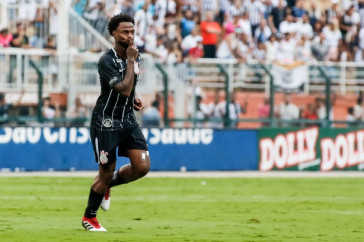 Ren� J�nior marcou seu primeiro gol com a camisa do Corinthians contra o Santos