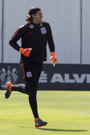 C�ssio faz �ltimo treino antes do duelo contra o Palmeiras, pela final do Paulist�o