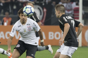 Romero teve boa atua��o contra o Botafogo, na Arena Corinthians