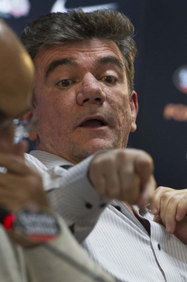 Coletiva do presidente Andr�s Sanchez e demais dirigentes