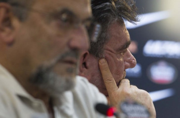 Coletiva do presidente Andr�s Sanchez e demais dirigentes