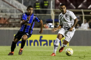 Igor durante jogo contra o Porto, pela Copinha 2019; foi o primeiro mata-mata da competi��o