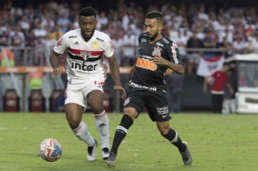 Clayson foi bem no jogo contra o S�o Paulo, pela final do Paulista 2019