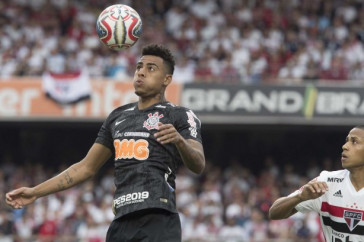 Gustagol no jogo contra o S�o Paulo, pela final do Campeonato Paulista