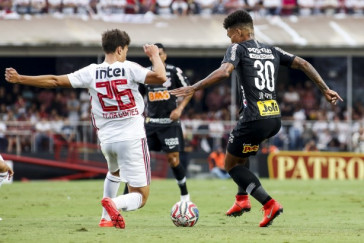 J�nior Urso em partida contra o S�o Paulo, pelo Paulist�o 2019