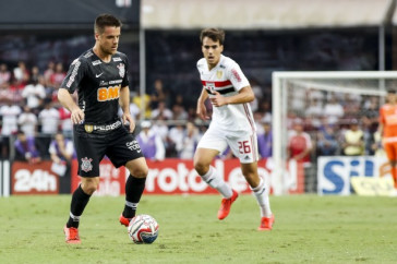 Ramiro em jogo contra o S�o Paulo, pela primeira final do Paulist�o 2019