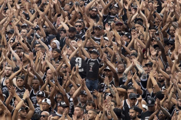 A Fiel apoiou o Tim�o durante todo o jogo