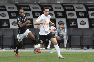 Boselli no cl�ssico contra o Santos, na Arena Corinthians