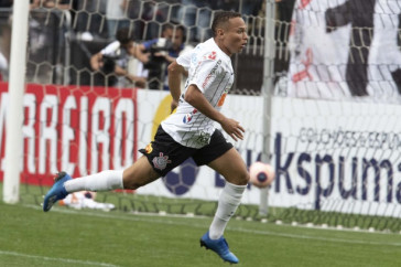 Janderson durante o cl�ssico contra o Santos