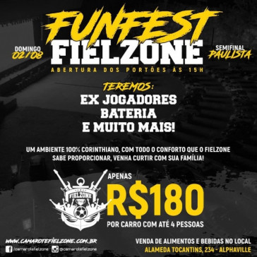 Divulgsção drive-in na semifinal do Paulista