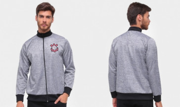 Nova jaqueta do Corinthians mescla claro