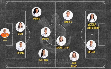 Escalação Feminino contra Vitória