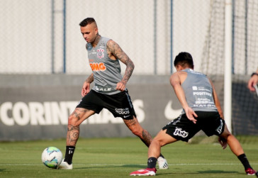 Luan no �ltimo treino antes do duelo contra RB Bragantino, pelo Campeonato Brasileiro