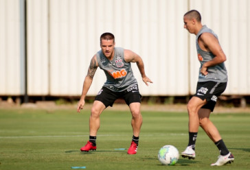 Ramiro e Mantuan no �ltimo treino antes do duelo contra RB Bragantino, pelo Campeonato Brasileiro