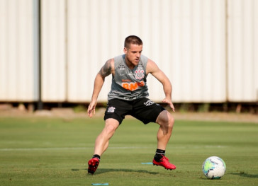 Ramiro no �ltimo treino antes do duelo contra RB Bragantino, pelo Campeonato Brasileiro