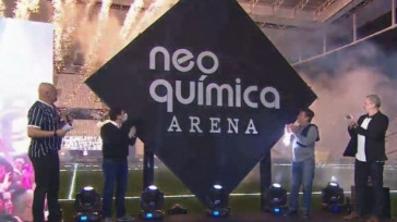 Corinthians vendeu o naming rights da arena por R$ 300 milhões, que serão pagos em 20 anos; compradora é a Neo Química, gigante farmacêutica, que pertence à Hypera Pharma