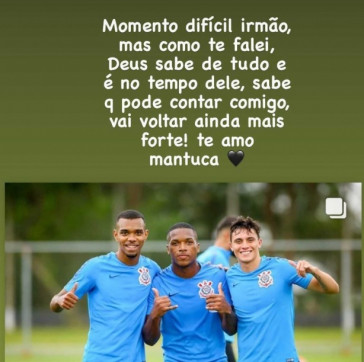 Xavier, Daniel Marcos, Guilherme Pezão, Donelli e Formiga foram alguns dos que mandaram mensagem a Mantuan