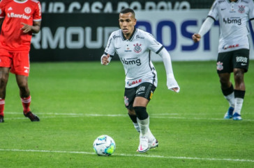 Otero no jogo contra o Internacional, pelo Brasileir�o, na Neo Qu�mica Arena