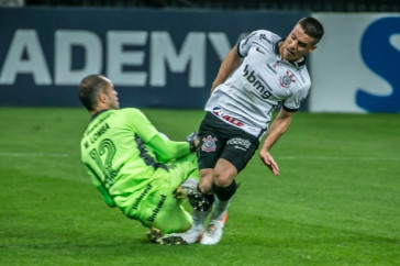 Ramiro no jogo contra o Internacional, pelo Brasileir�o, na Neo Qu�mica Arena