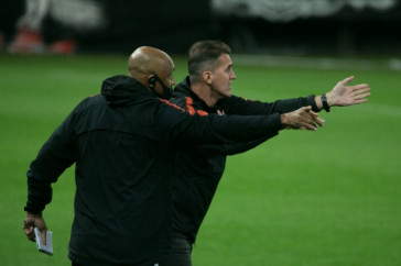 Vagner Mancini no jogo contra o Internacional, pelo Brasileir�o, na Neo Qu�mica Arena