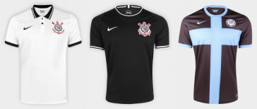 As novas camisas do Corinthians esto sendo vendidas por R$249,99