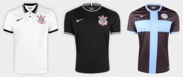 As novas camisas do Corinthians estão sendo vendidas por R$249,99