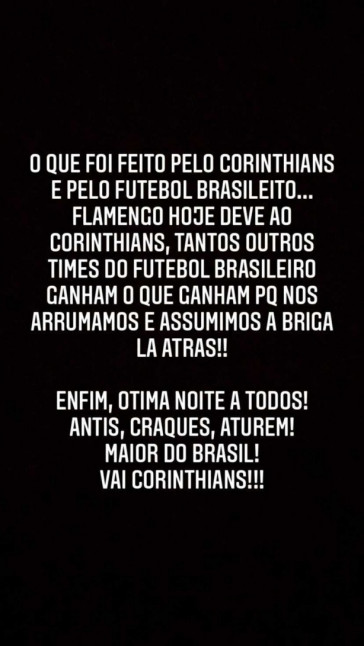 Lucas Sanchez, filho de Andrés, desabafa no Instagram após eleição de Duílio